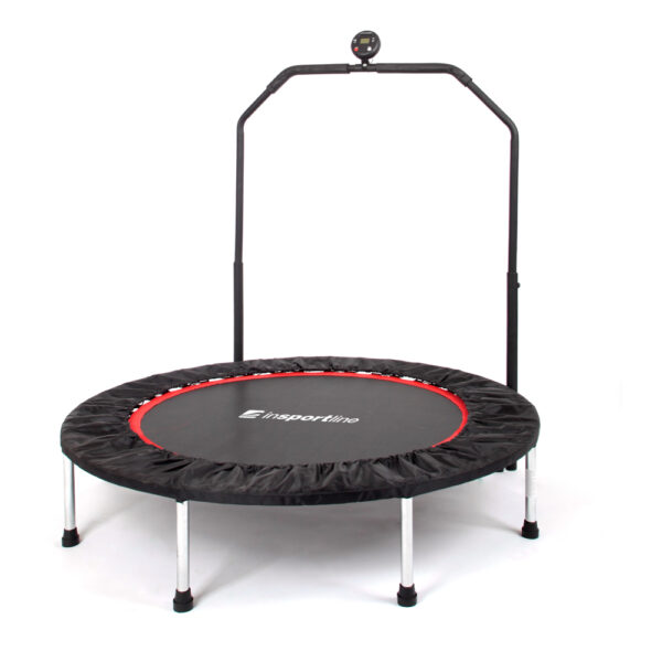 Trampolina fitness z poręczą inSPORTline PROFI Digital 100 cm