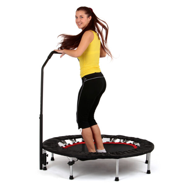 Trampolina fitness z poręczą inSPORTline PROFI Digital 122 cm - obrazek 4