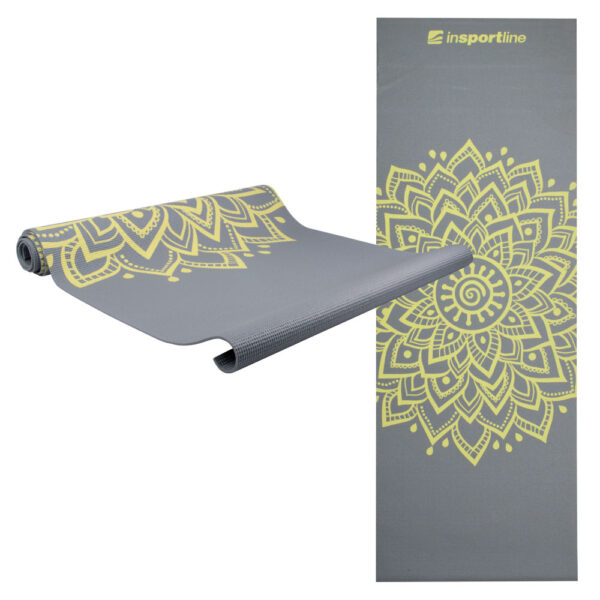 Mata fitness do ćwiczeń inSPORTline Spirit joga, aerobik 172x61 cm + pokrowiec - obrazek 3