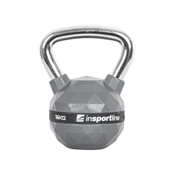 Zestaw hantli gumowanych inSPORTline Kettlebell PU 4-20 kg - obrazek 7