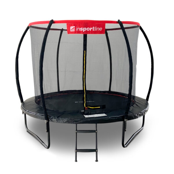 Trampolina z pełnym wyposażeniem inSPORTline Flea PRO 244 cm - obrazek 2