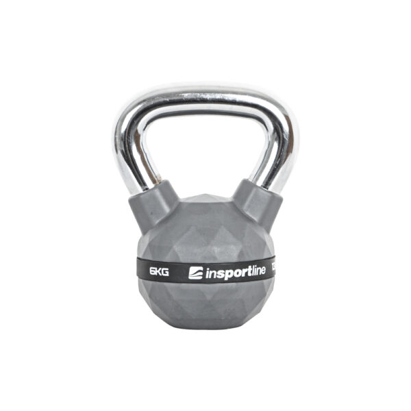 Zestaw hantli gumowanych inSPORTline Kettlebell PU 4-20 kg - obrazek 3