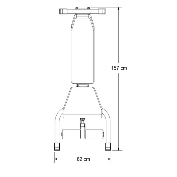 Ławka regulowana do ćwiczeń Body Craft F602 - obrazek 8