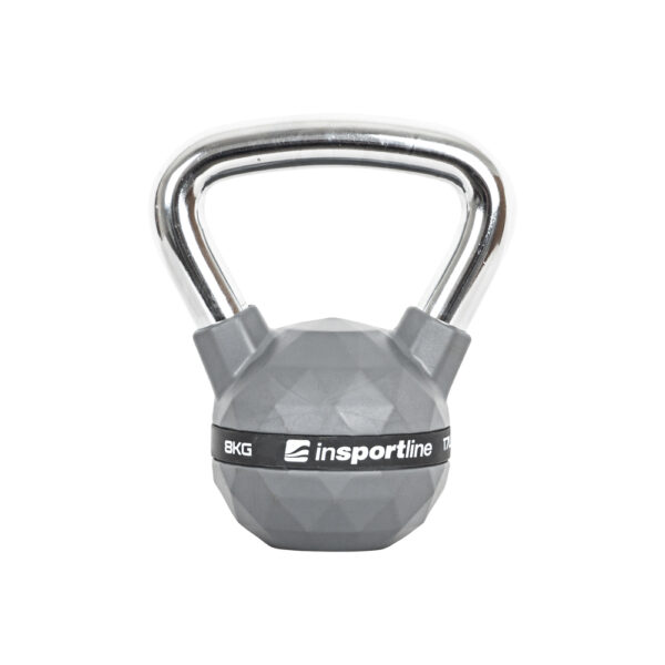 Zestaw hantli gumowanych inSPORTline Kettlebell PU 4-20 kg - obrazek 4