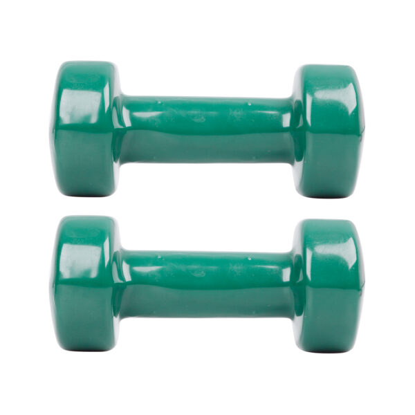 Hantle fitness winylowe inSPORTline Smoothbell 2 x 3kg - obrazek 2