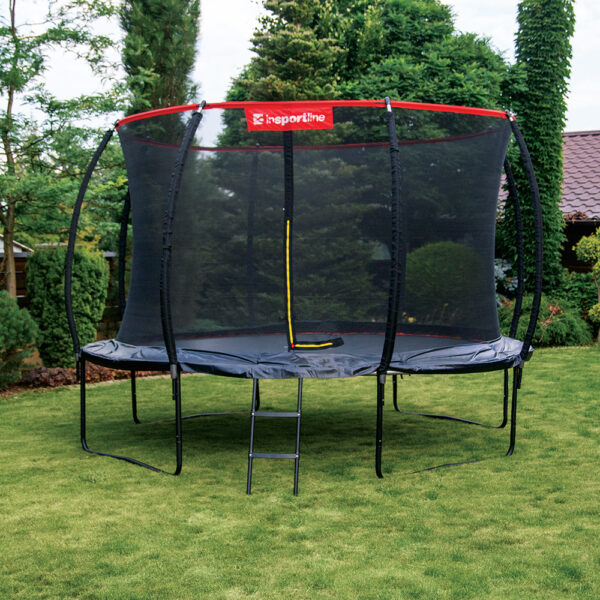 Trampolina inSPORTline Flea PRO 366 cm kompletny zestaw - obrazek 3